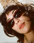 The Sweet Leaf in Crystal Black Cherry Bio by Crap Eyewear