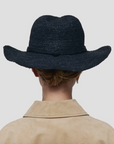 The Sacha Hat in Navy by Janessa Leone