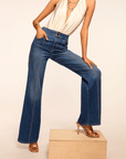 Tina High-Rise Flare Jean by Ramy Brook