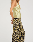 Green Leopard Silk Kauai Pants by SPRWMN