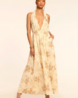 Imelda Metallic Embroidered Maxi Dress by Ramy Brook