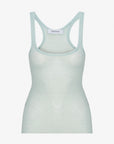 Tissue Scoop Neck Tank in Ice by SPRWMN
