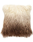 Tibetan Pillow in Ombre Camel 20x20