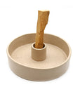 Ceramic Palo Santo Burner (4 in.) - Beige