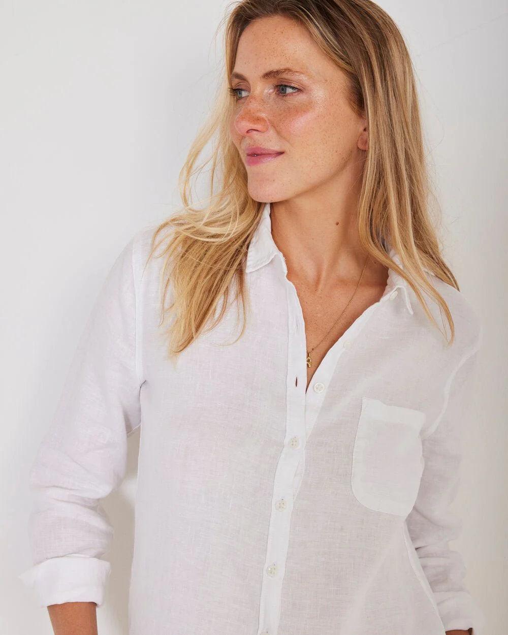 Kennedy Linen Shirt by Not Monday