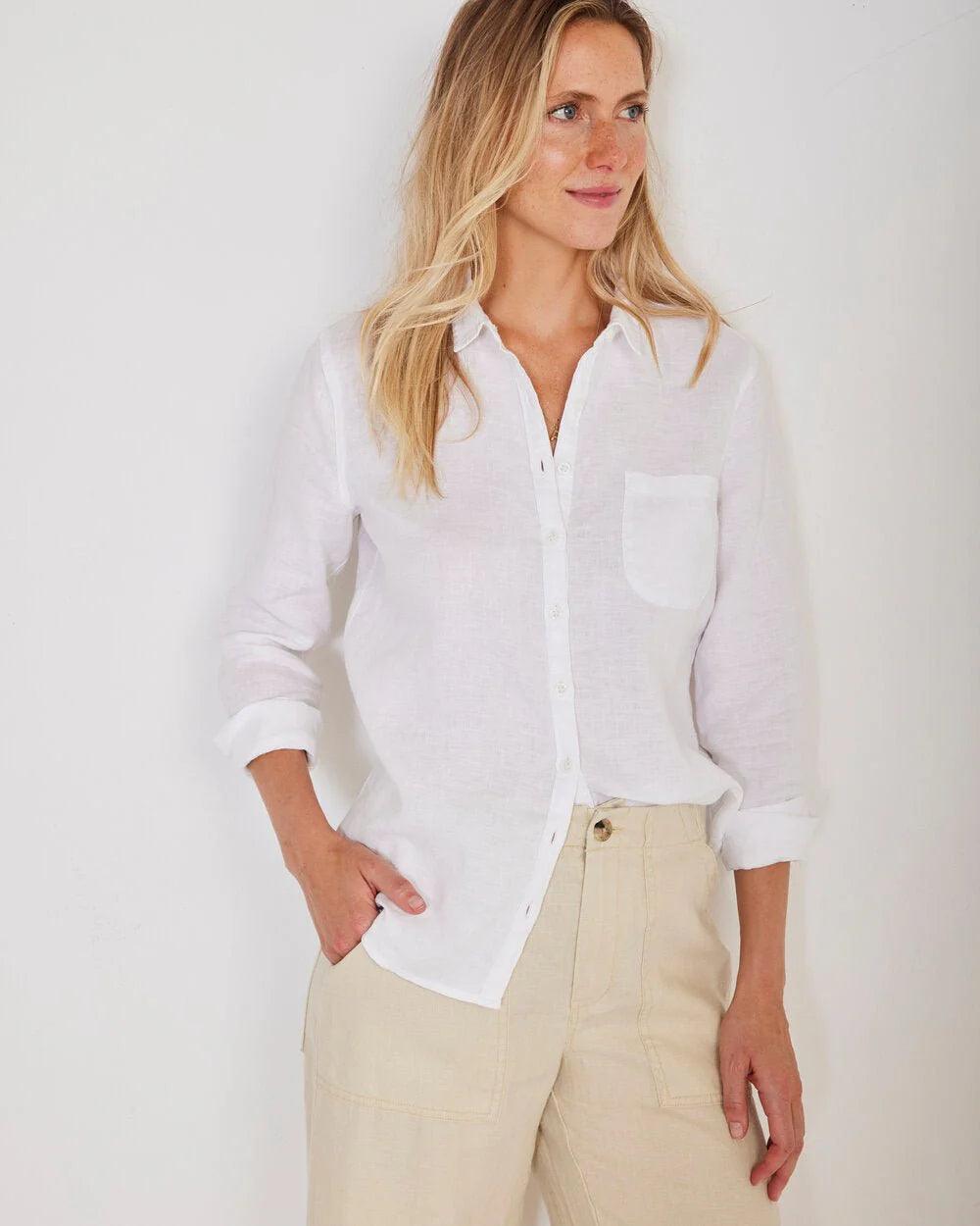 Kennedy Linen Shirt by Not Monday