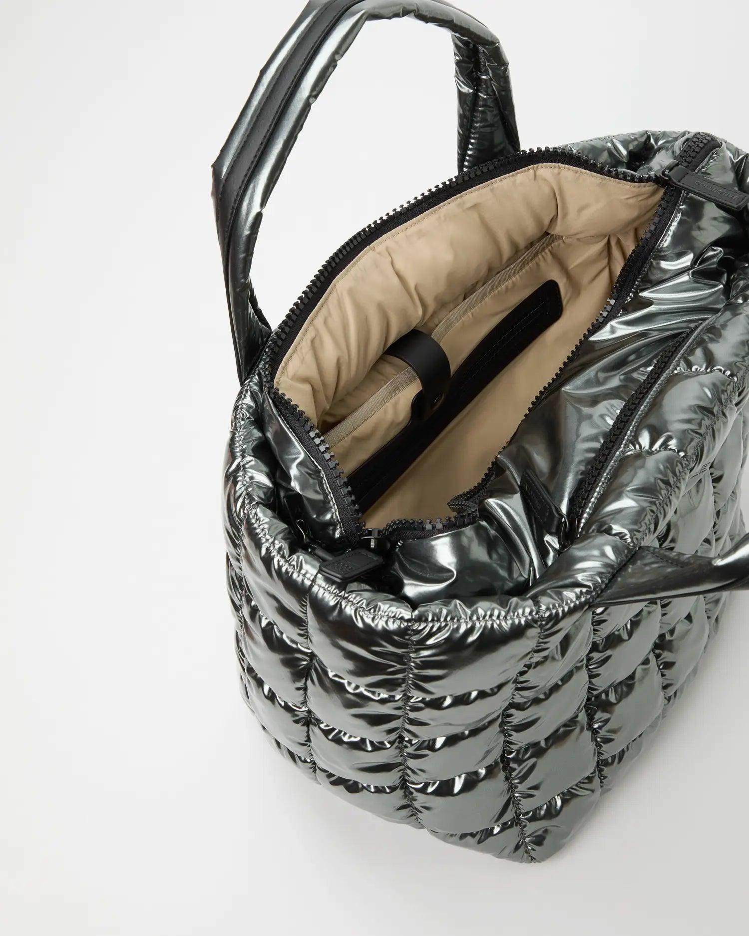 Medium Porter Tote by Vee Collective in Gadget Grey