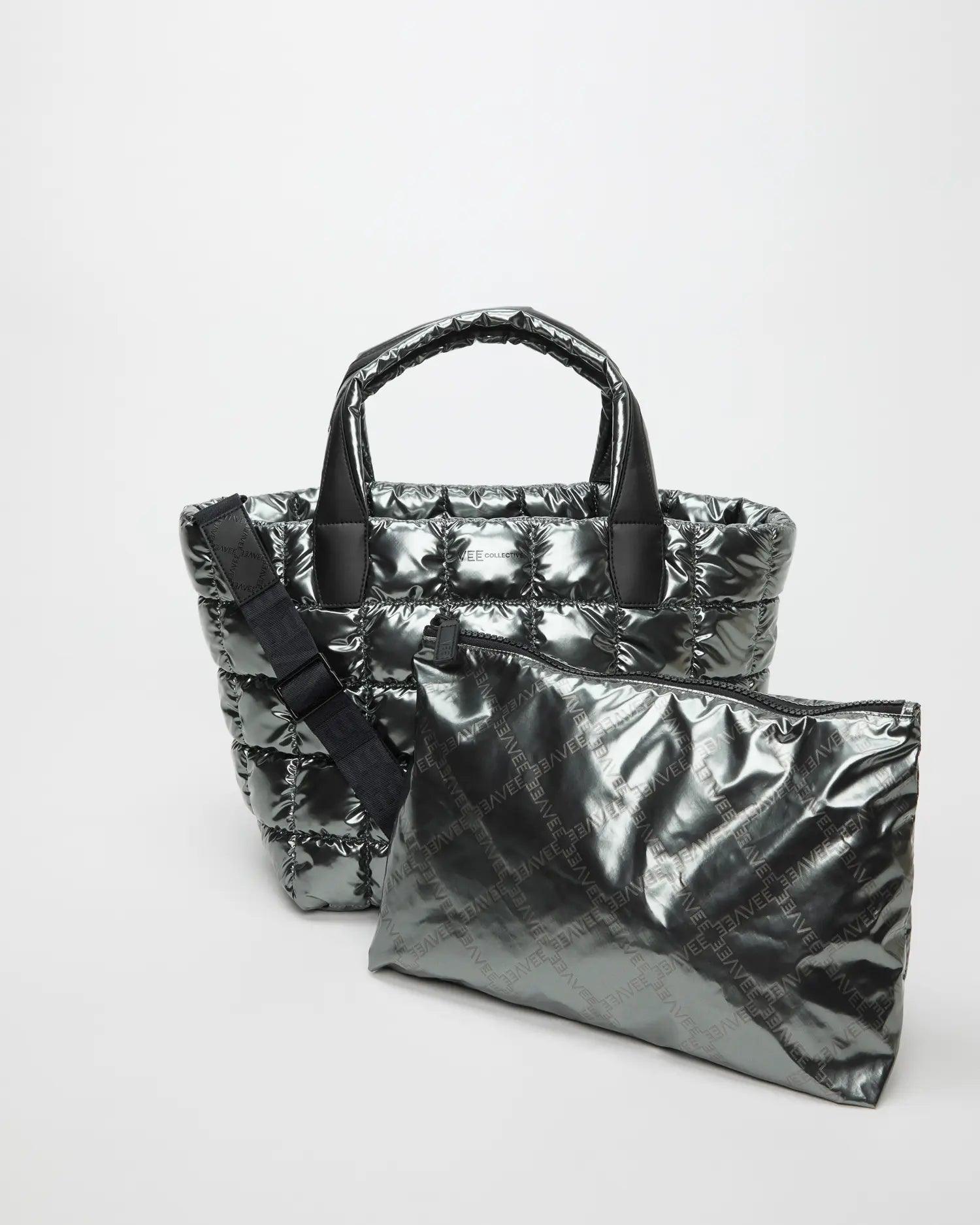 Medium Porter Tote by Vee Collective in Gadget Grey