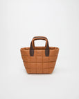 Small Power Tote by Vee Collective in Cognac