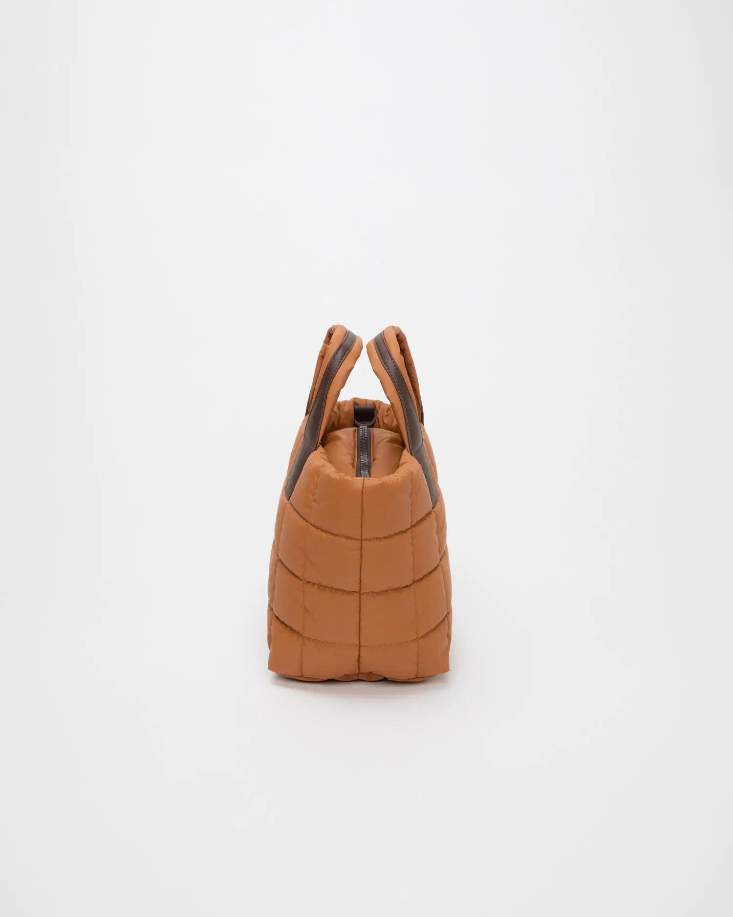 Small Power Tote by Vee Collective in Cognac