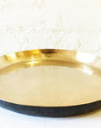 Large Bronze Serving Platter - Haven