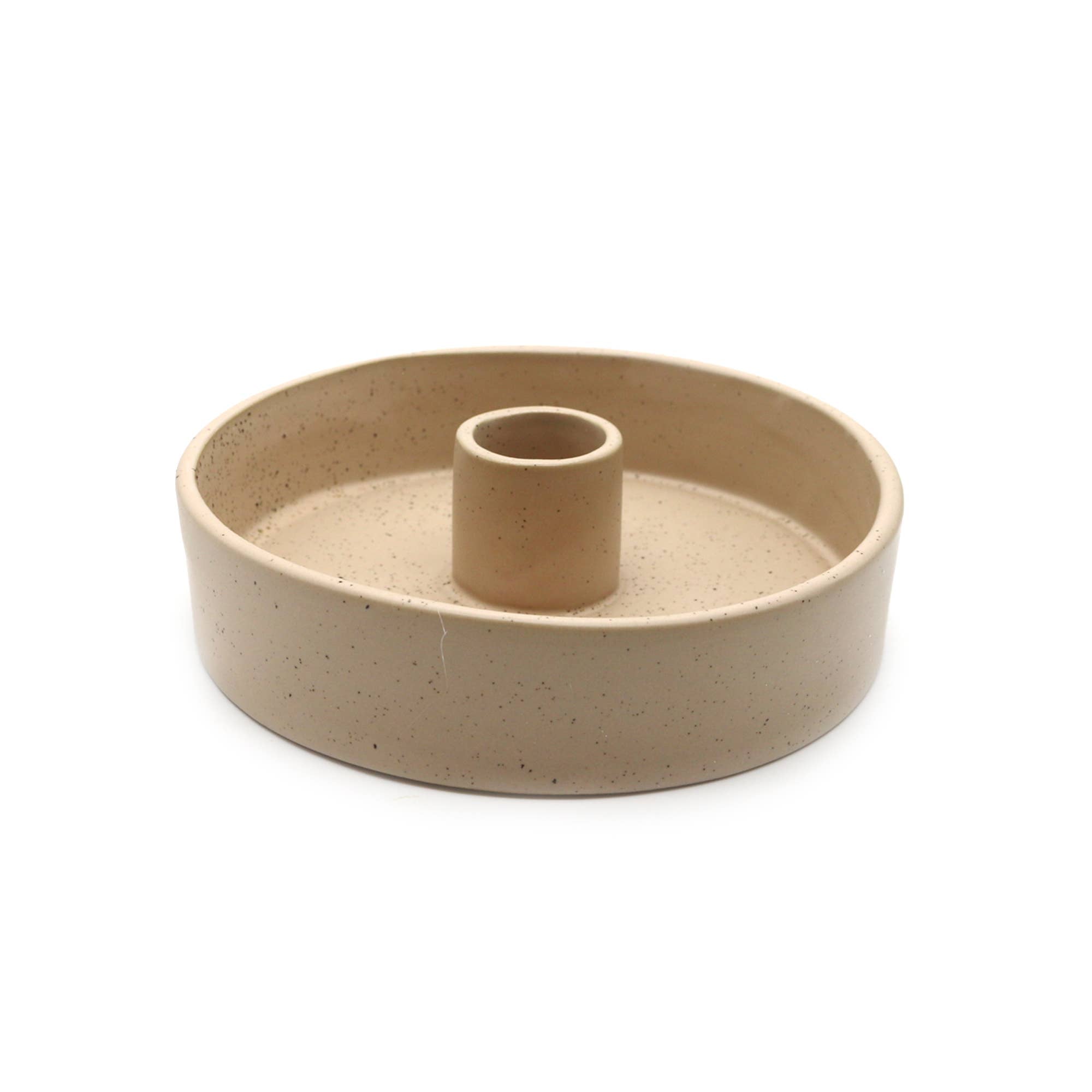 Ceramic Palo Santo Burner (4 in.) - Beige