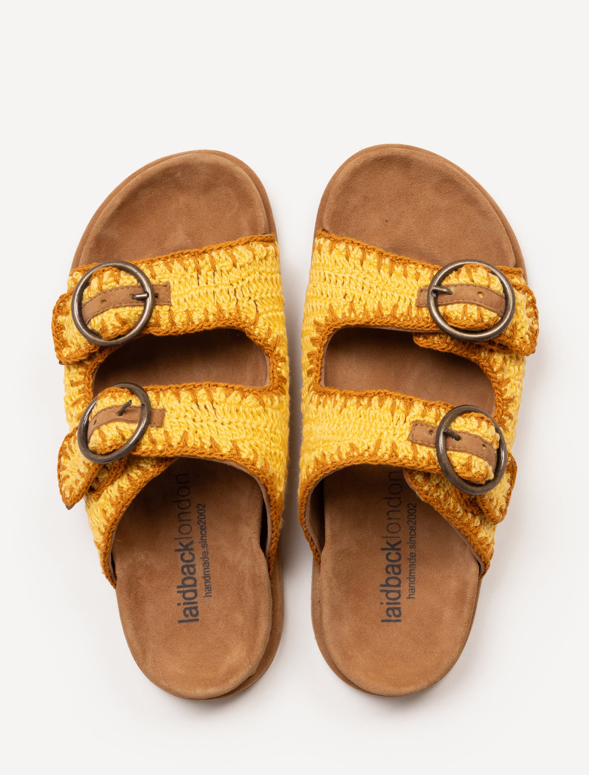 Clay Sandal in Turmeric by Laidback London