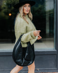 Bowe Bag in Black by Janessa Leone