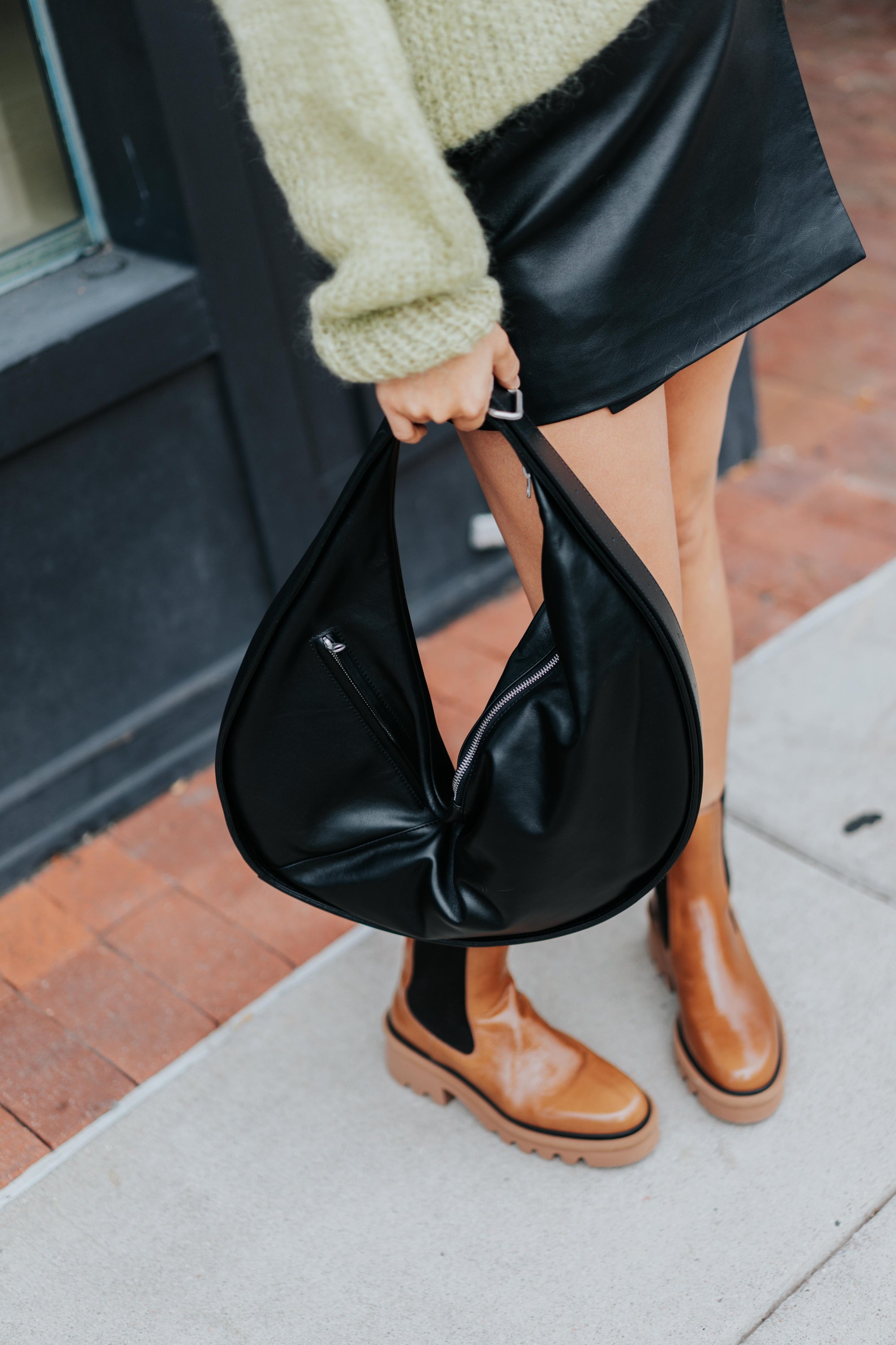 Bowe Bag in Black by Janessa Leone