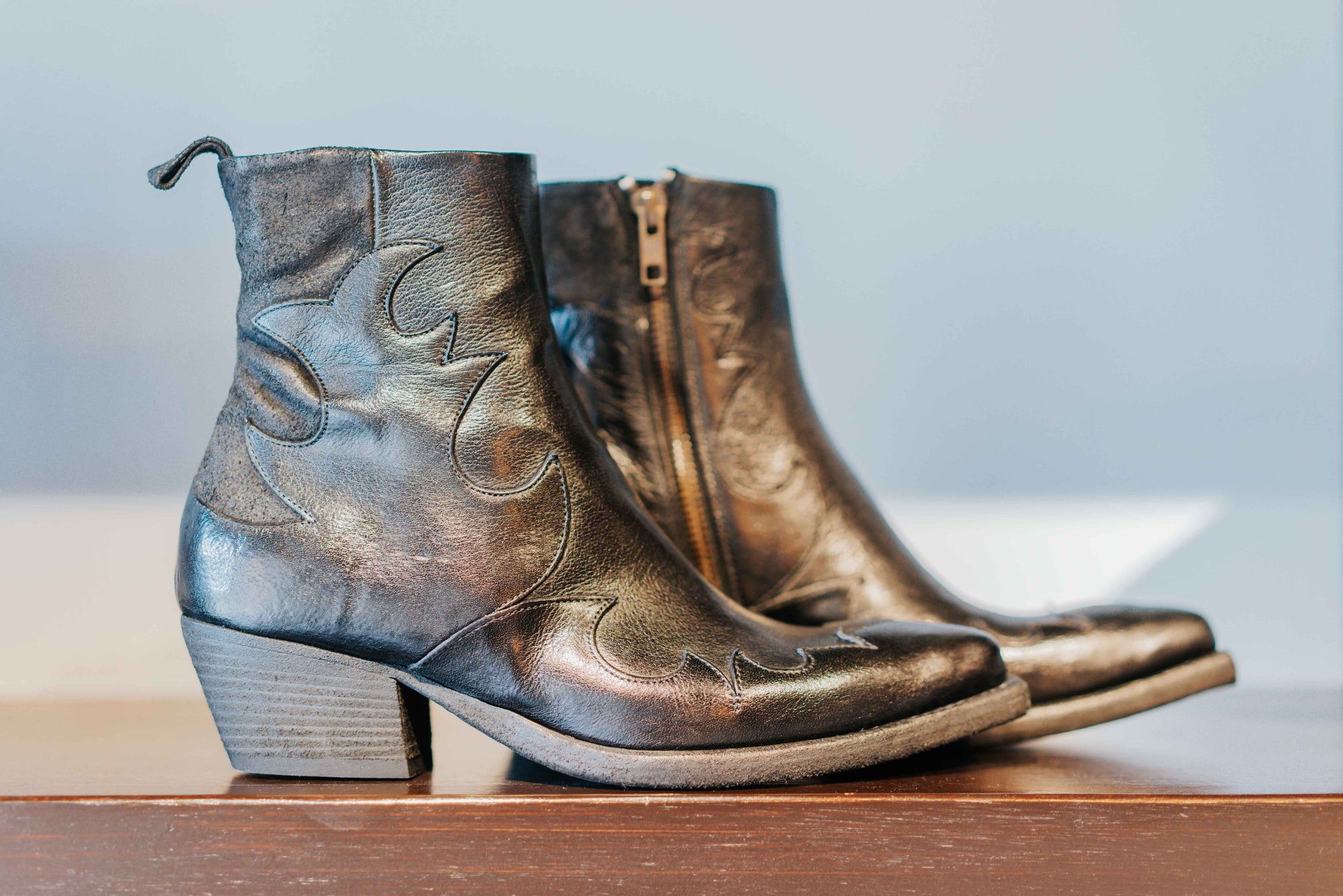 Nebula Boots in Black by Marco Delli