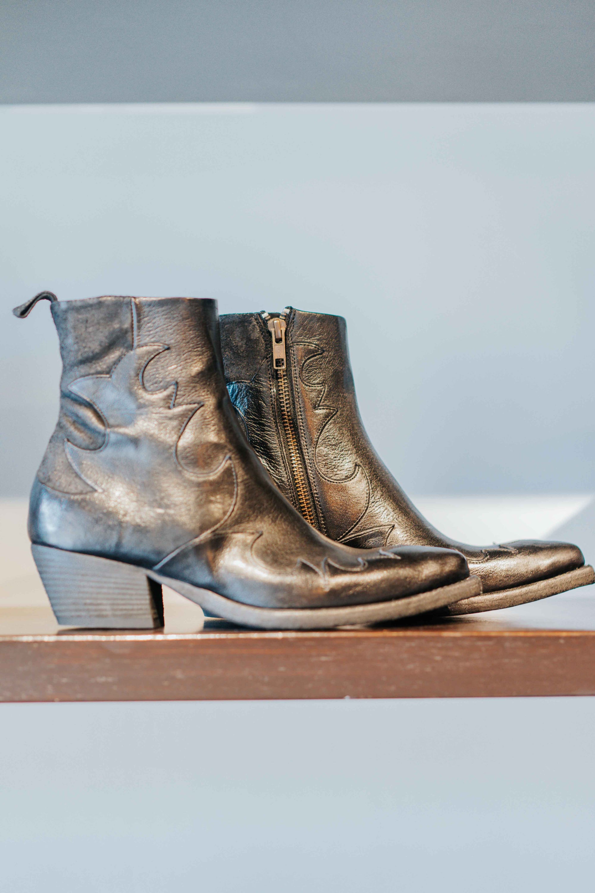 Nebula Boots in Black by Marco Delli