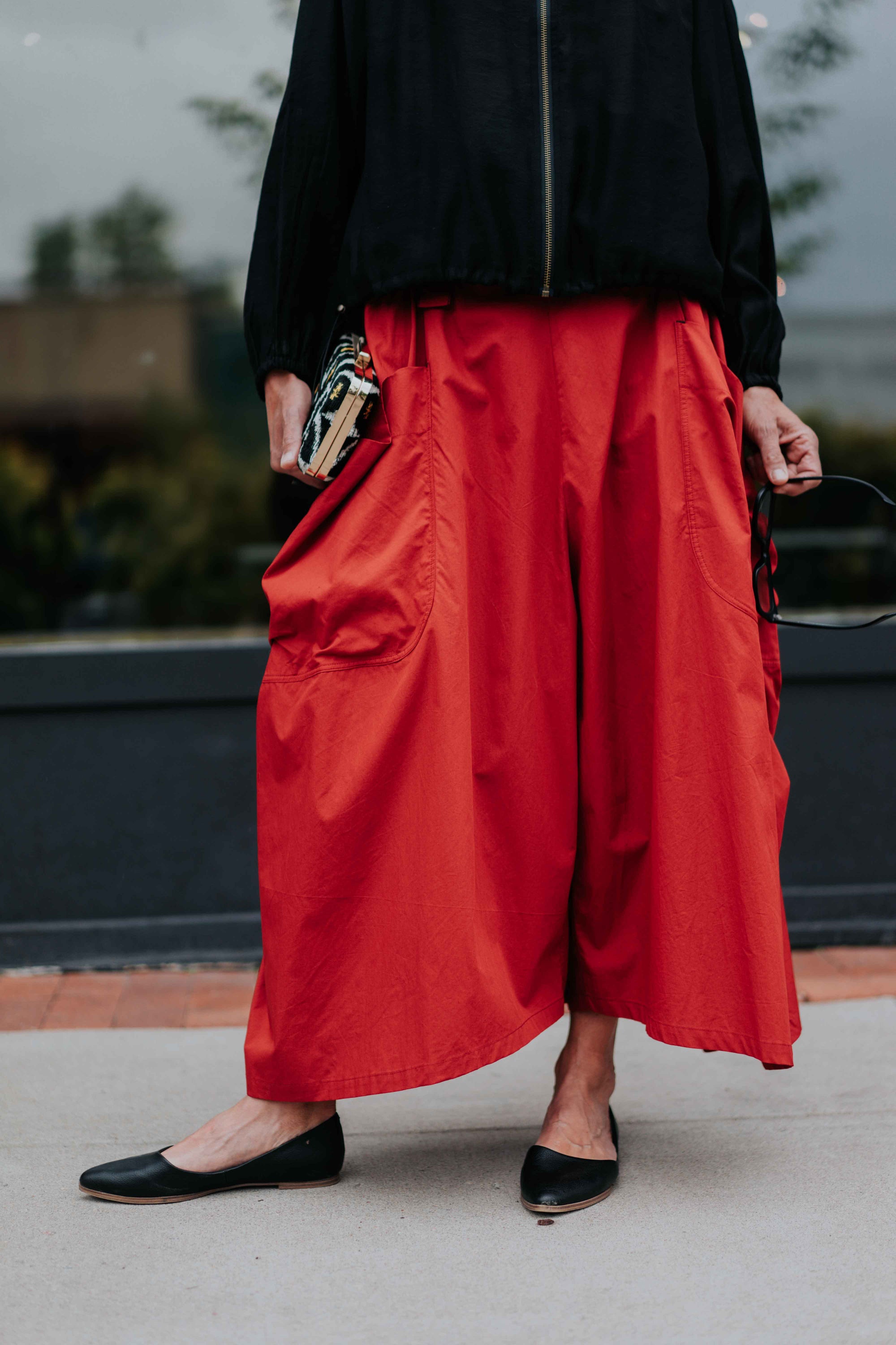 Kite Pants in Red by Moyoru