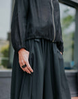 Ruffle Pants in Black by Moyoru