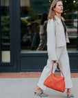 Crop Zip Jacket in Ecru by Smythe