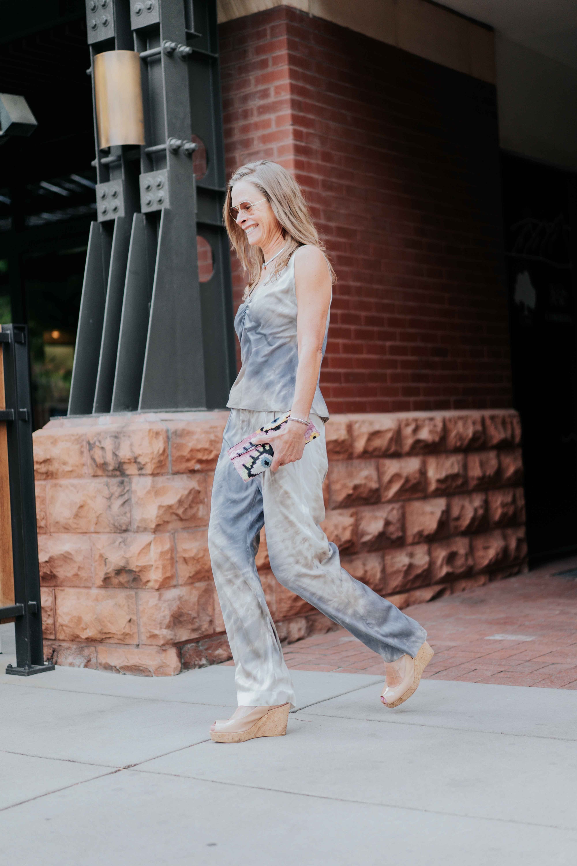 Elaine Top in Sand my Michelle Jonas