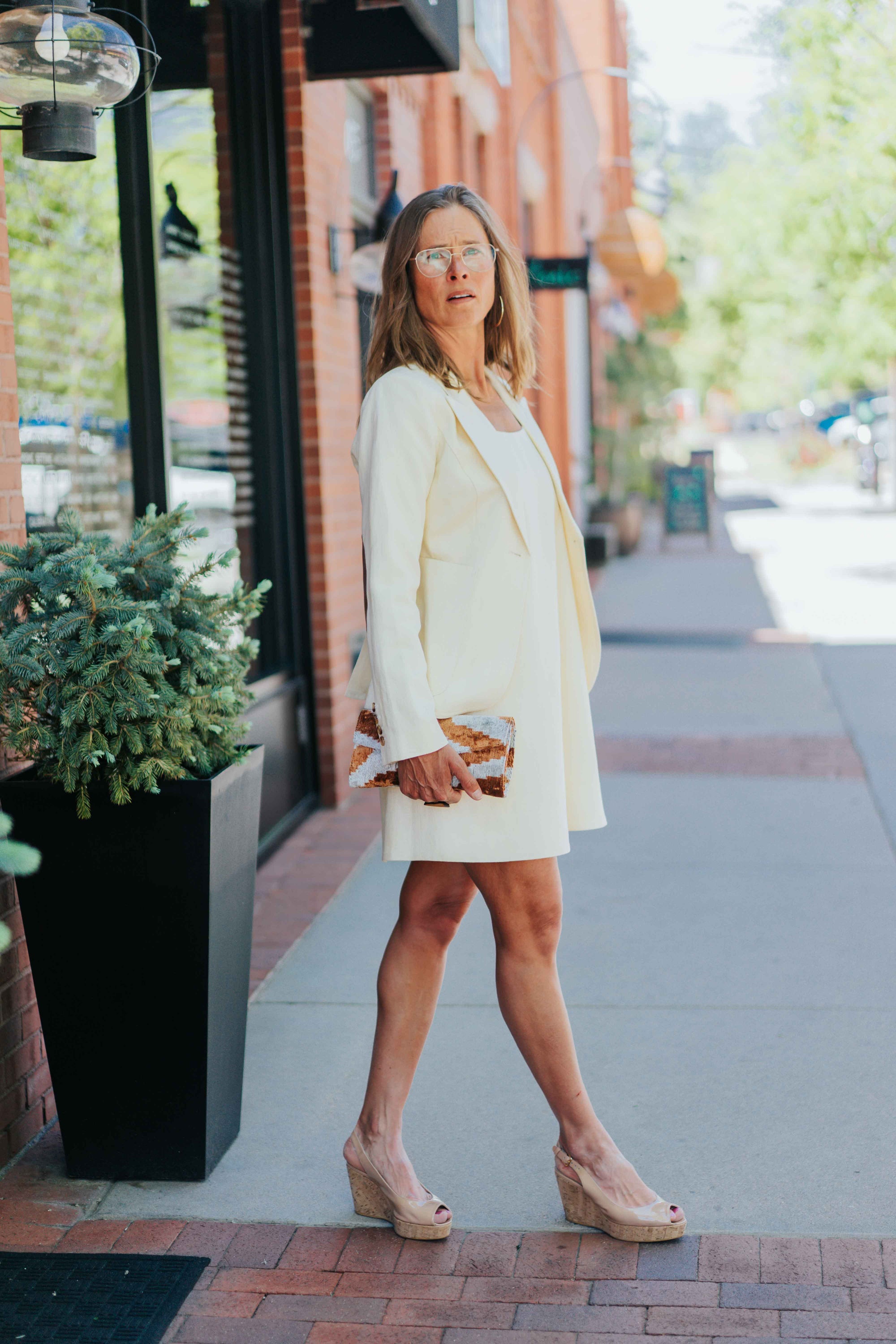 Patch Pocket Duchess Blazer in Butter by Smythe