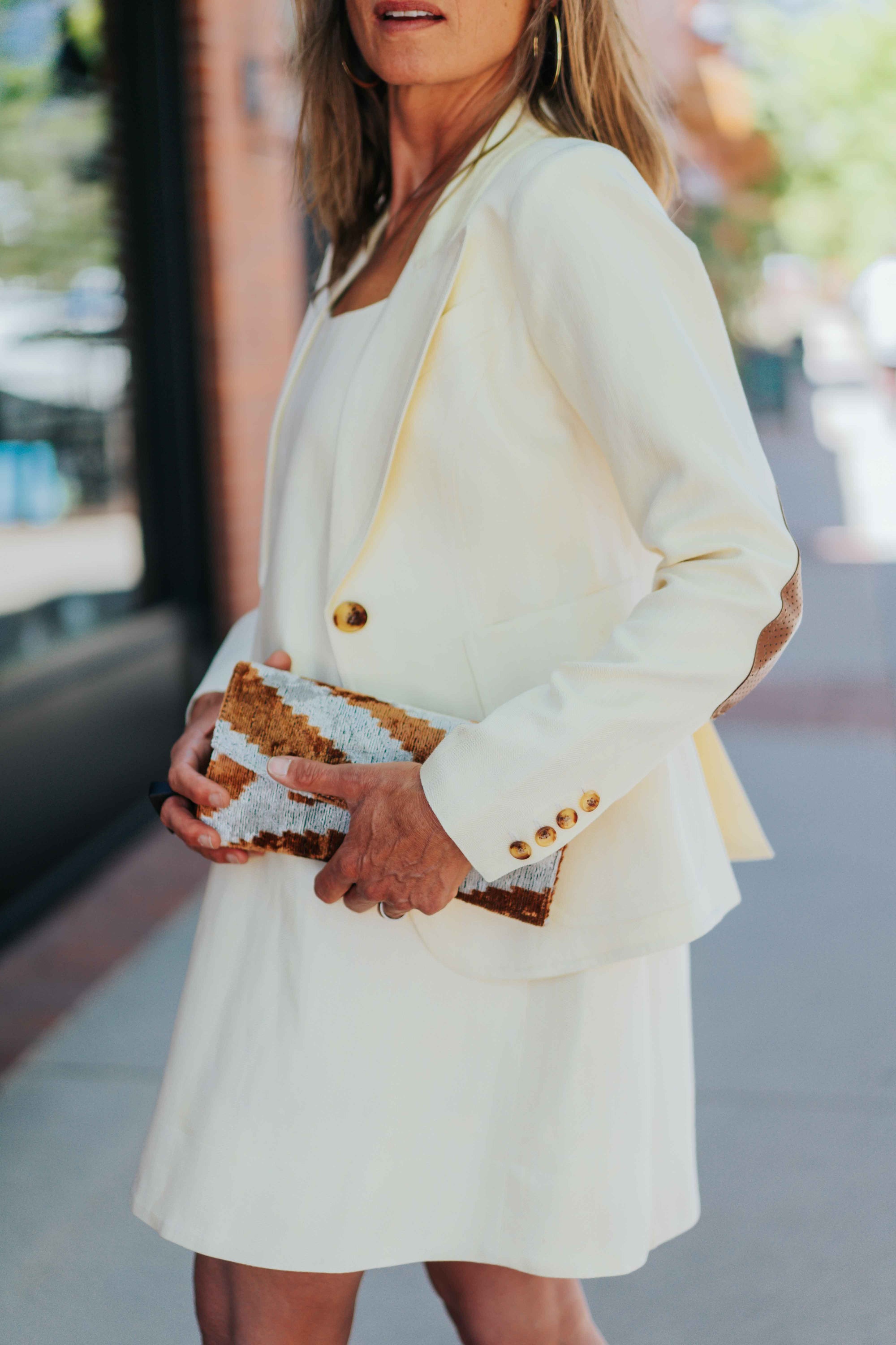 Patch Pocket Duchess Blazer in Butter by Smythe