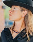 Celine Silk Shirt in Black by A Shirt Thing