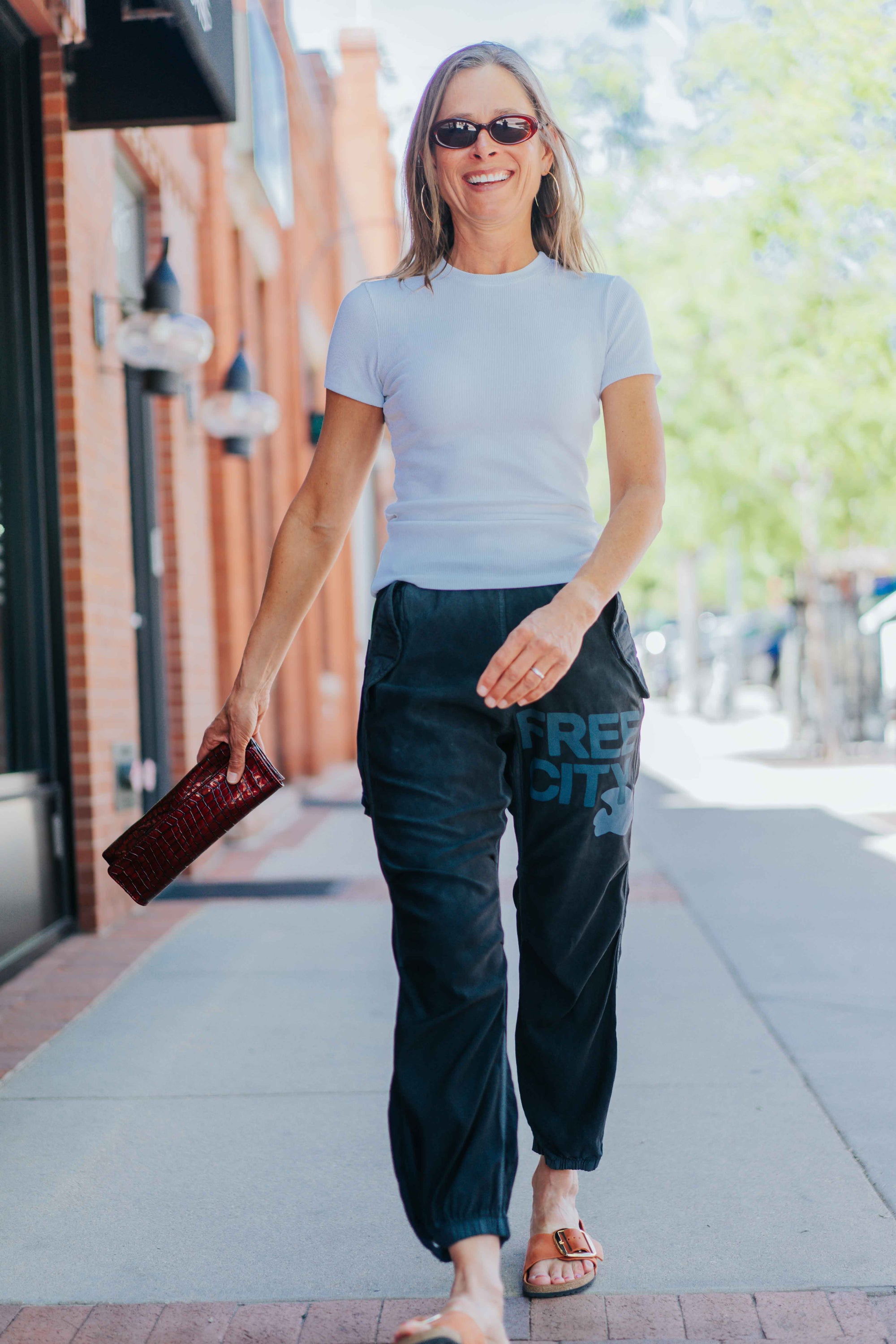 FLAP/SNAP FREECITY MATTE/SATIN AIRJUMP pant in Moonshadow