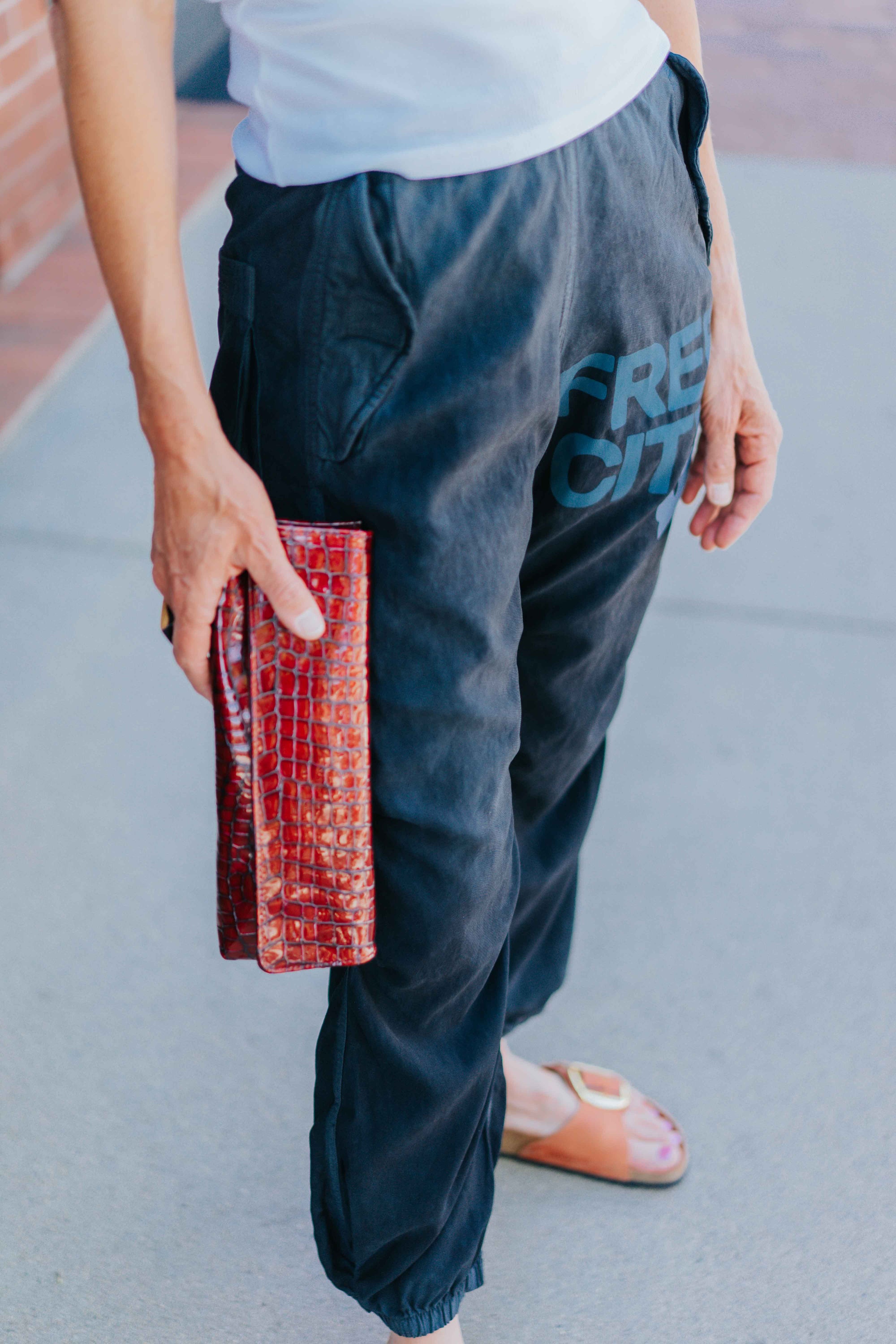 FLAP/SNAP FREECITY MATTE/SATIN AIRJUMP pant in Moonshadow