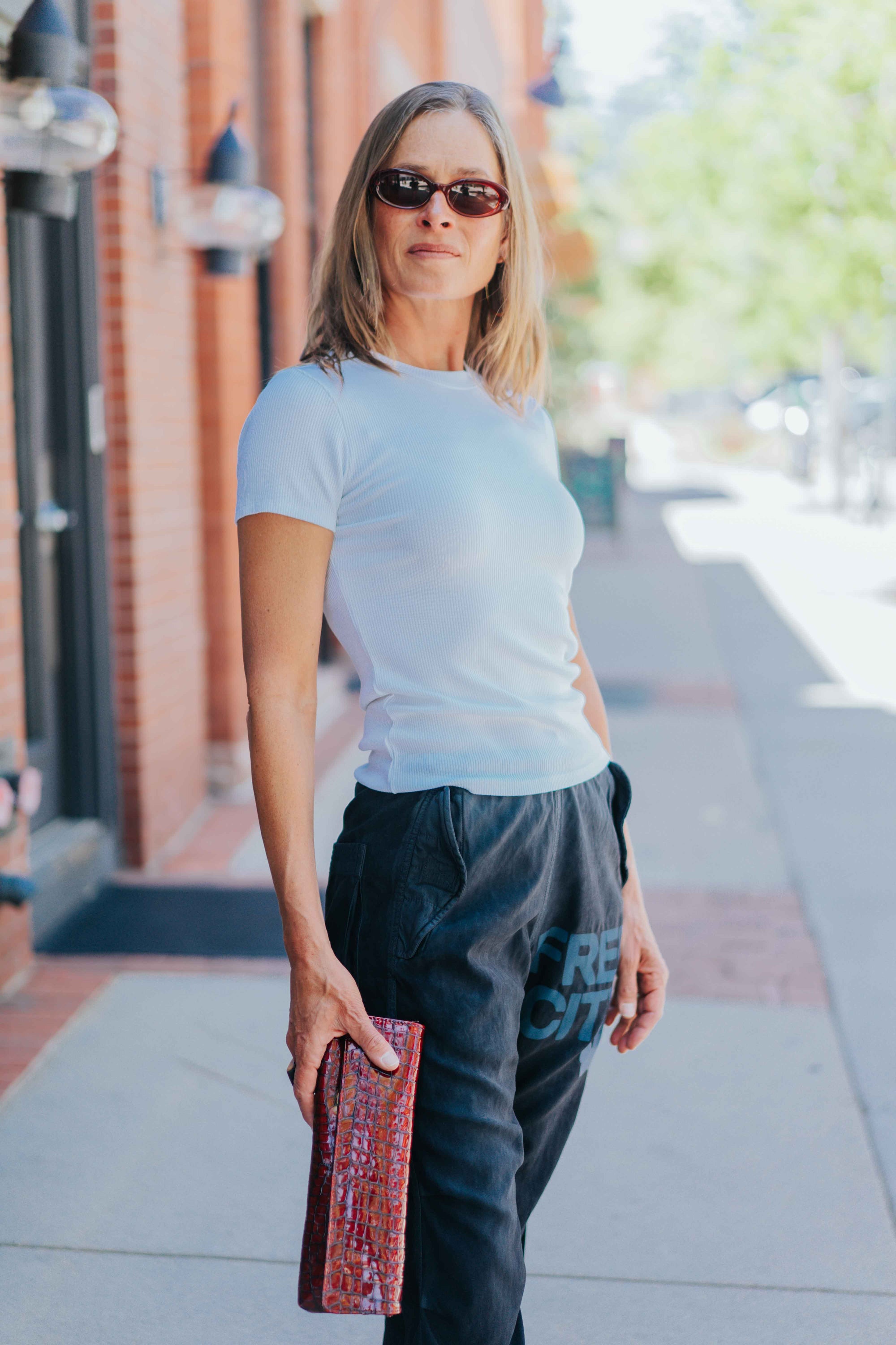 FLAP/SNAP FREECITY MATTE/SATIN AIRJUMP pant in Moonshadow