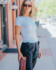 FLAP/SNAP FREECITY MATTE/SATIN AIRJUMP pant in Moonshadow