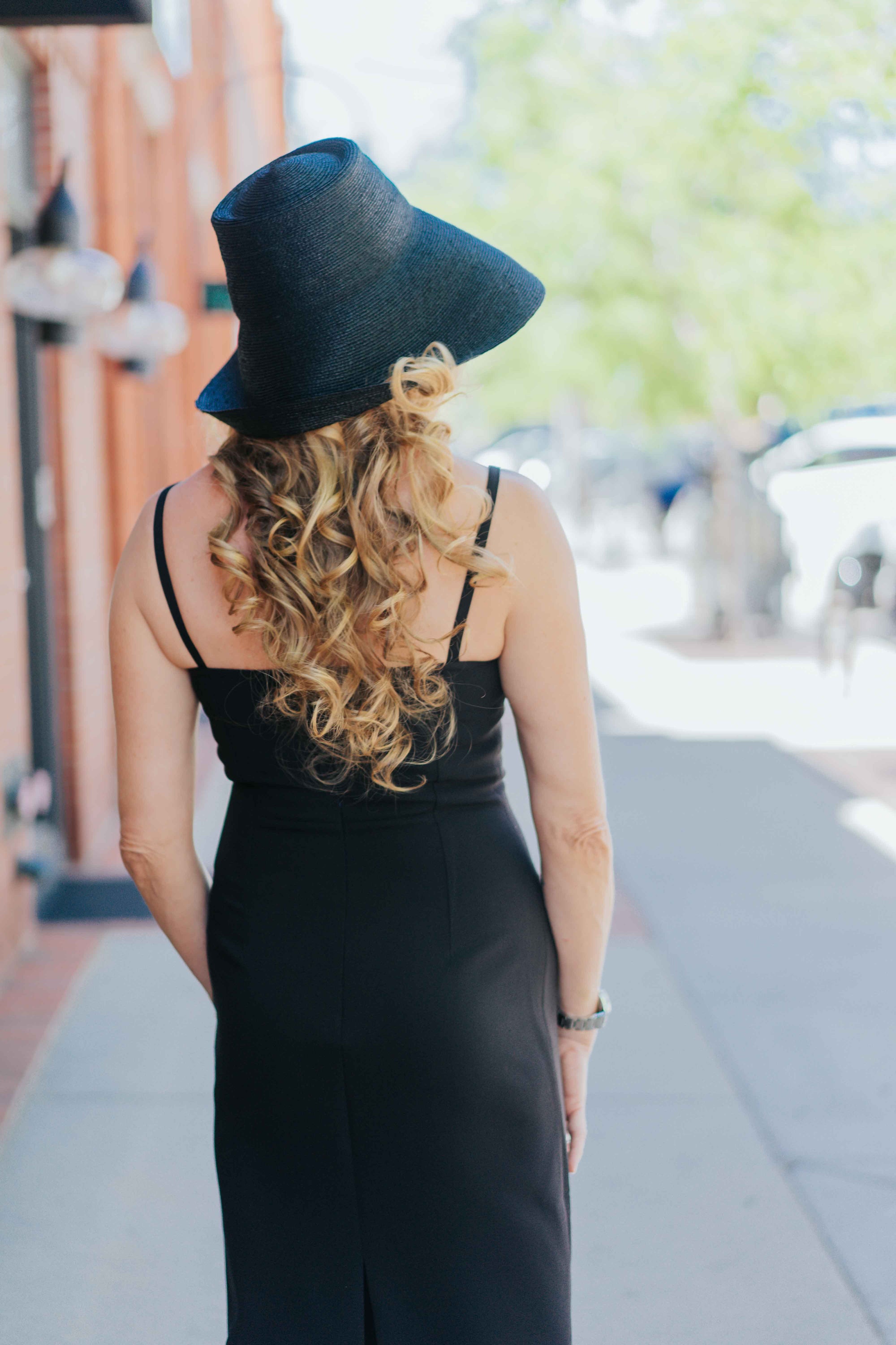 Suni Bucket Hat in Black by Janessa Leone