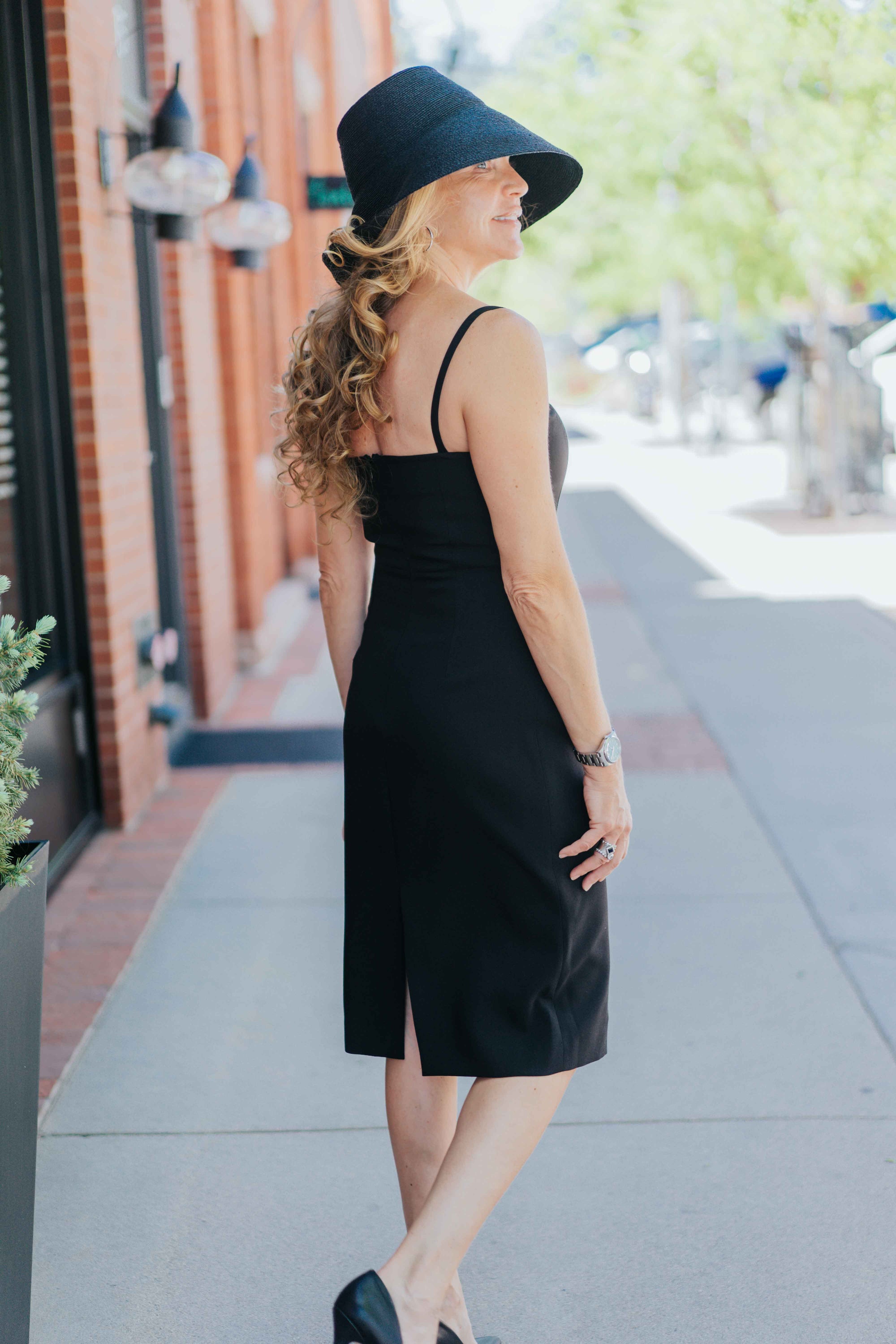 Suni Bucket Hat in Black by Janessa Leone