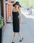 Suni Bucket Hat in Black by Janessa Leone