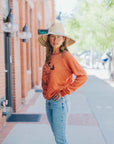 The Waverly in Navy/Sand by Janessa Leone