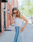 Courtney Mid-Rise Baby Barrel in Arcade by Hudson