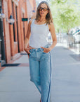 Courtney Mid-Rise Baby Barrel in Arcade by Hudson