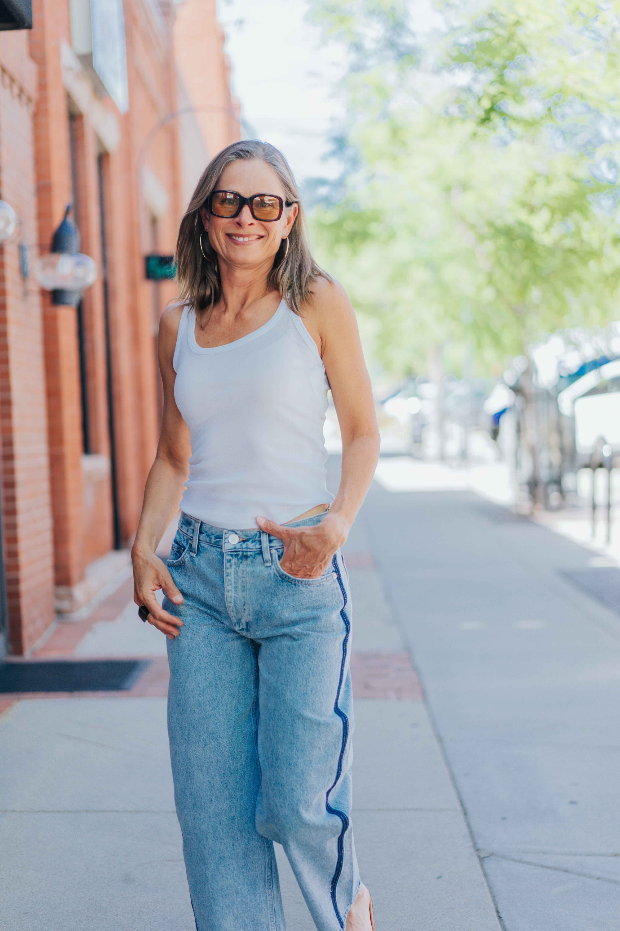 Courtney Mid-Rise Baby Barrel in Arcade by Hudson