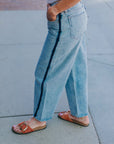 Courtney Mid-Rise Baby Barrel in Arcade by Hudson