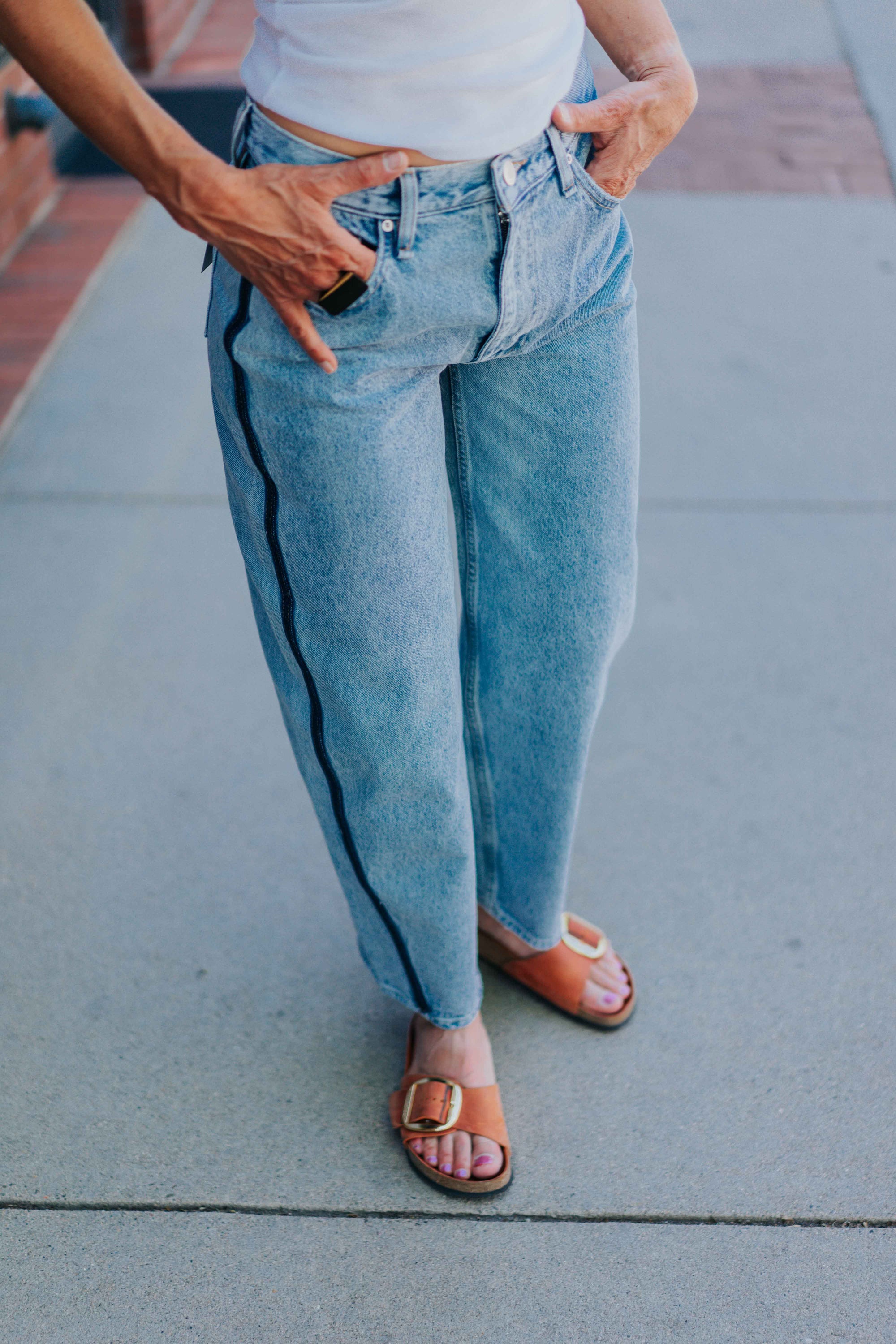 Courtney Mid-Rise Baby Barrel in Arcade by Hudson