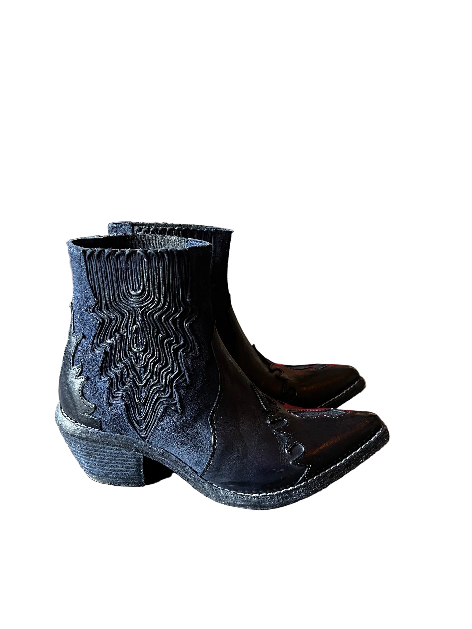 Ibiza Boots in Navy by Marco Delli