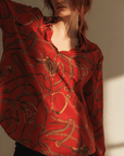 Daria Blouse in Palermo by Catherine Gee - Haven