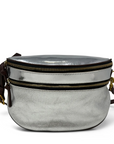 Inez Belt Bag in Metallic Twill by Kempton & Co.