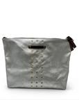 Medium Pouch in Metallic Twill by Kempton & Co.