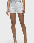 Croxley Mid-Rise Short in White by Hudson