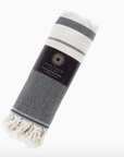 Bianca 100% Cotton Turkish Towel in Black