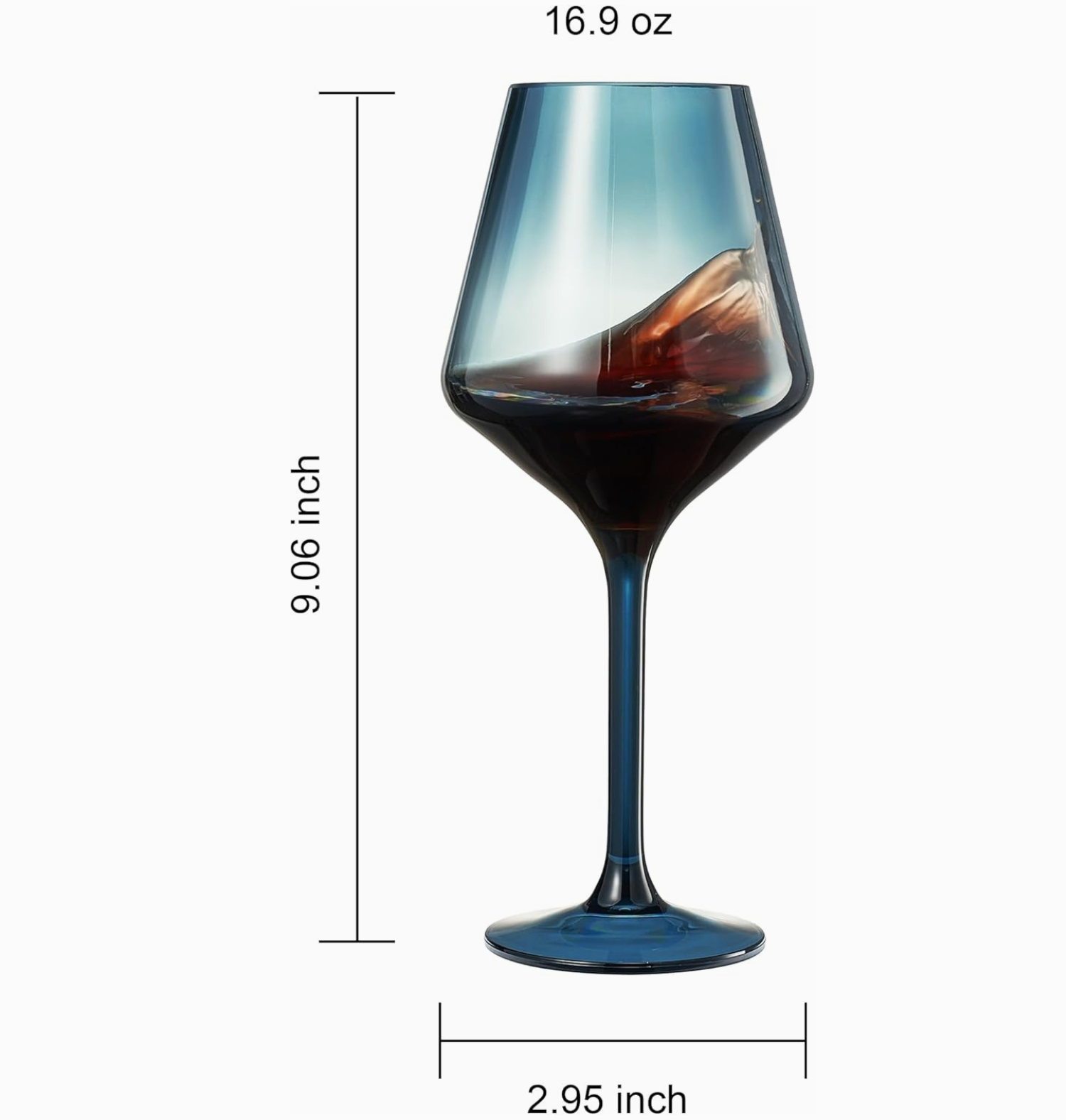 Shatterproof Acrylic Wine Glasses- Set of 4