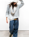 MATTE/SATIN LOOSE DRAWCORD BIGGY Pant by FREECITY