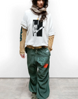 FLAP/SNAP FREECITYLARGE MATTE/SATIN AIRJUMP PANT in Surplus Powder